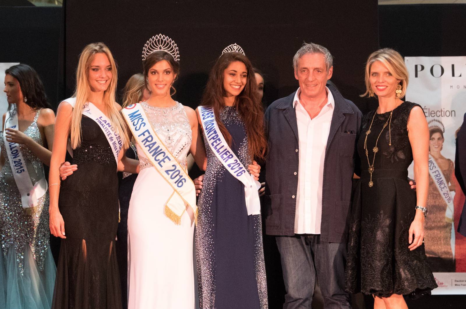 Iris Mittenaere présente pour l'élection de Miss Montpellier 2016 à Montpellier